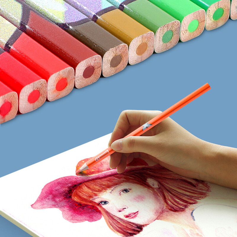 36 buc creioane colorate puzzle, benzi desenate multicolore bogate, set de creioane uleioase cu graffiti, pentru artă, desen, colorat