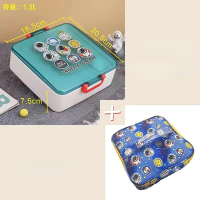 Tiffin Box for Kids Bento τσάντες μεσημεριανού γεύματος με σάλτσα σαλάτας Κουτί μαγιονέζας Θυρίδα ασφαλείας μικροκυμάτων Fiambrera Lancheira Infantil Σνακ