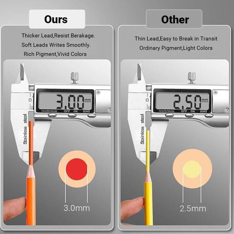 Set de 48 de creioane colorate cu husă portabilă de călătorie pentru desen și colorat miezuri moi pe bază de ulei Ideal pentru adulți și începători