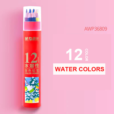 M&G 12/18/24/36/48/72 Vee-/õlivärvipliiatsite komplekt Värviliste pliiatsite joonistamine Kunstitarbed kunstnikule Värvilised pliiatsid lastele