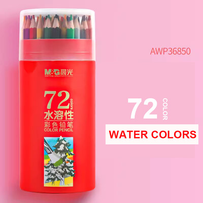 M&G 12/18/24/36/48/72 Vee-/õlivärvipliiatsite komplekt Värviliste pliiatsite joonistamine Kunstitarbed kunstnikule Värvilised pliiatsid lastele