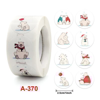 500 buc 2,5 cm/1 inch Animal din desene animate Copii Vă mulțumesc drăguț jucărie autocolant pentru jocuri cadou DIY sigilat etichetă furnituri de decorare