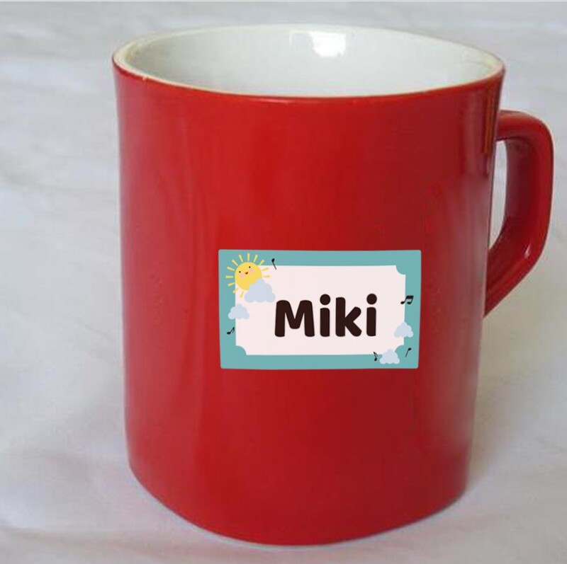 250 de buc Etichete cu nume de culoare Autocolante cu nume personalizate Design cu semnătură personalizată Birou școlar Bebeluș nou-născut Semn pentru cupa de carte