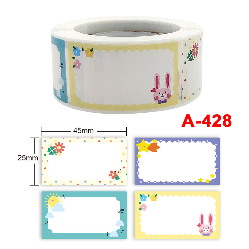 250 de buc Etichete cu nume de culoare Autocolante cu nume personalizate Design cu semnătură personalizată Birou școlar Bebeluș nou-născut Semn pentru cupa de carte