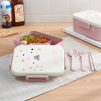 TUUTH Cute Cartoon Lunch Box Φούρνος μικροκυμάτων Αποθήκευση τροφίμων Δοχείο Παιδικό Παιδικό Σχολικό Γραφείο Φορητό κουτί Bento