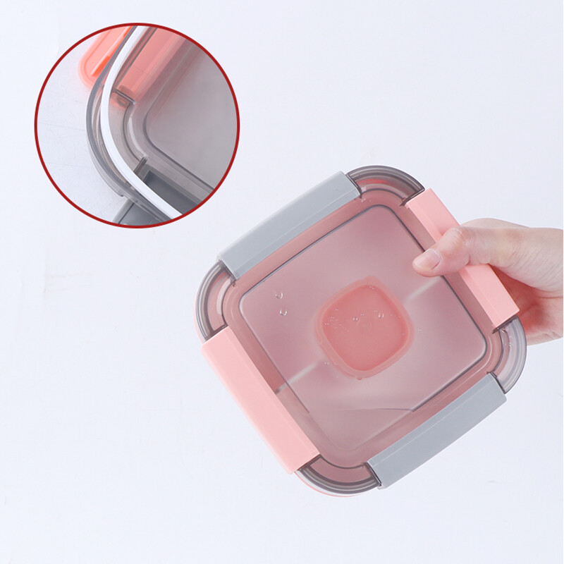 Cutie de prânz Adulți Copii Cutii de prânz fără Bpa Cutii de prânz rezistente la scurgeri 3 compartimente Ecologic cu capace de blocare cu închidere Cutii etanșe