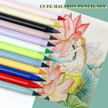 12 χρωματιστά μολύβια Σετ Color Pencil Crayon Coloring Unlimited Writing Eternal Erasable Pencil for Kids Σχολικά Είδη Τέχνης