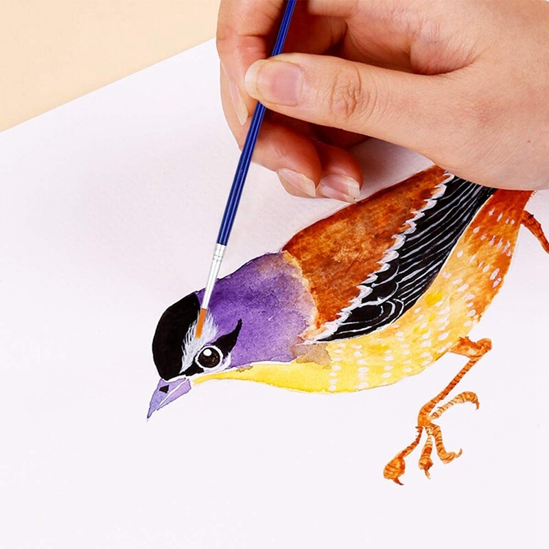 Σετ πινέλων ζωγραφικής 30PCS Colorful Artist, Παιδικά πινέλα ζωγραφικής για παιδιά, Σετ για ακουαρέλα, Εργαλείο σχεδίασης πινέλας ζωγραφικής