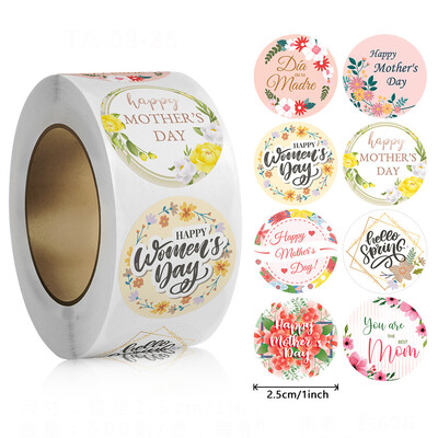 500 de bucăți Autocolante pentru Ziua Mamei Fericite pentru Mame Cadouri de Sărbători Carduri Decor Plic Etichete de Sigilare Autocolante Mulțumiri Scrapbooking