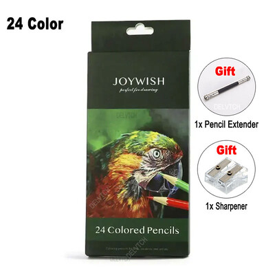 Profesional 12/18/24/36/48/72 de culori Creioane colorate uleioase 3.0 Set de mâner din lemn de plumb pentru artist desenat schiță cadou de design artistic