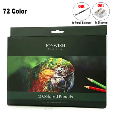 Profesional 12/18/24/36/48/72 de culori Creioane colorate uleioase 3.0 Set de mâner din lemn de plumb pentru artist desenat schiță cadou de design artistic