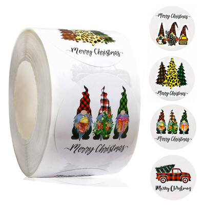 100-500 τεμ. Χαρούμενα Χριστούγεννα αυτοκόλλητα Πρωτοχρονιάτικο πάρτι σπιτιού Ετικέτες διακόσμηση κουτιού δώρου Αυτοκόλλητο αυτοκόλλητο σφράγισης φακέλου