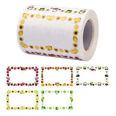 250 buc. Etichete autocolante goale DIY, detașabile, frigider, bucătărie, pentru depozitarea alimentelor, etichete autocolante din hârtie, etichete scrise de mână, date autocolante