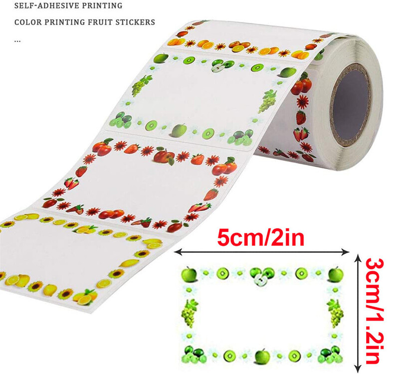 250 buc. Etichete autocolante goale DIY, detașabile, frigider, bucătărie, pentru depozitarea alimentelor, etichete autocolante din hârtie, etichete scrise de mână, date autocolante