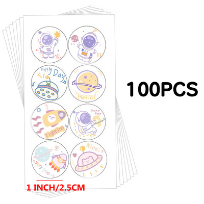 100-500 buc. Autocolante Kawaii cu animale pentru copii Notebook Scrapbooking Decor Autocolante Papetarie Decorare cadou Plic Etichetă sigilată