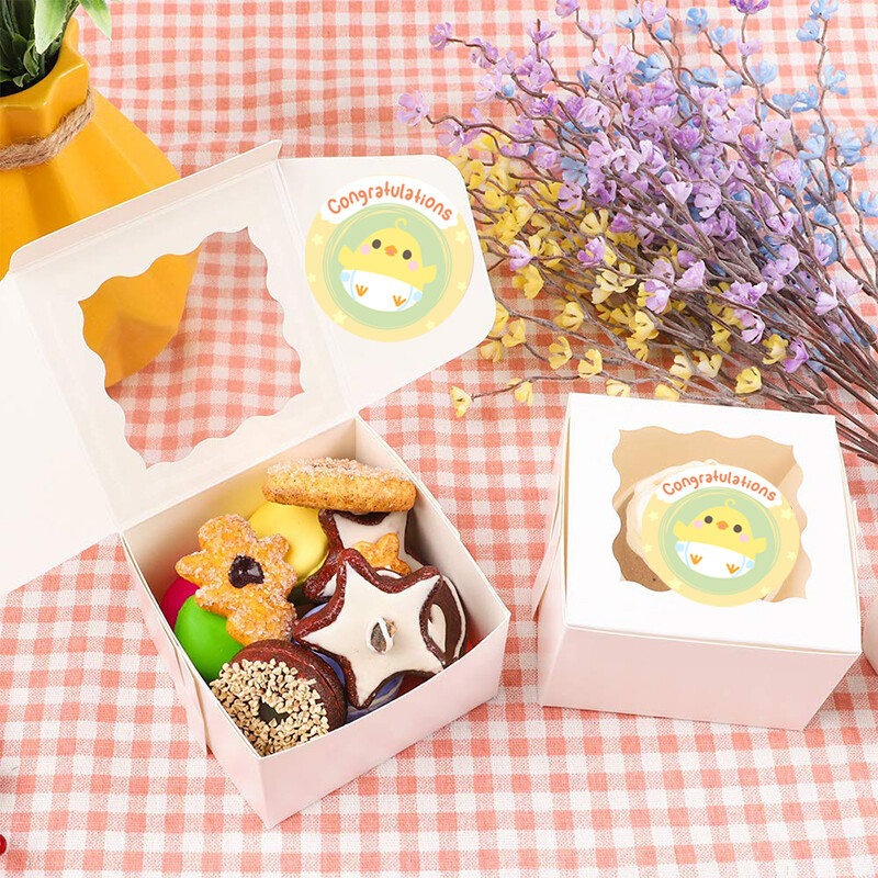 100-500 buc. Autocolante Kawaii cu animale pentru copii Notebook Scrapbooking Decor Autocolante Papetarie Decorare cadou Plic Etichetă sigilată