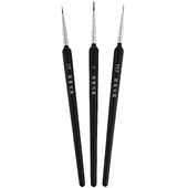 3 τμχ Πινέλα ζωγραφικής Fine Dry Miniature Painting Micro Manicure Μικροσκοπικές λεπτομέρειες Ξύλινο παιδί για παιδιά