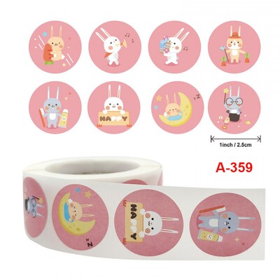 50-500 de bucăți autocolant pentru copii de animale din desene animate, autocolant drăguț pentru jocuri de jucărie, etichetă de etanșare pentru cadou DIY, decorare pentru studenți, articole de papetărie caiet Supp