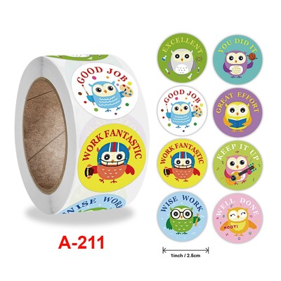 50-500 de bucăți autocolant pentru copii de animale din desene animate, autocolant drăguț pentru jocuri de jucărie, etichetă de etanșare pentru cadou DIY, decorare pentru studenți, articole de papetărie caiet Supp