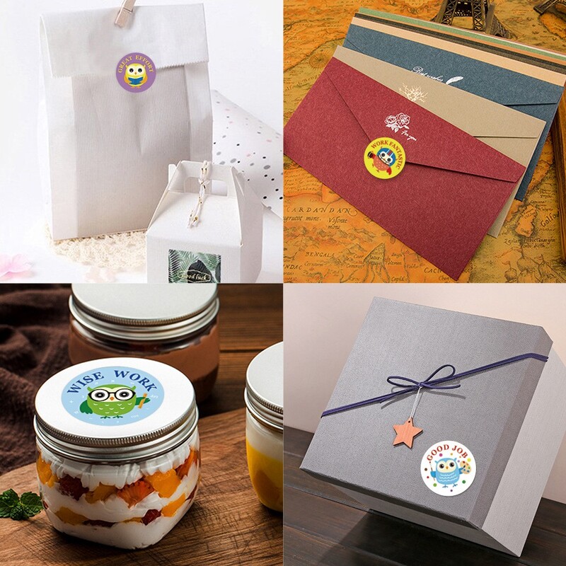 50-500 de bucăți autocolant pentru copii de animale din desene animate, autocolant drăguț pentru jocuri de jucărie, etichetă de etanșare pentru cadou DIY, decorare pentru studenți, articole de papetărie caiet Supp