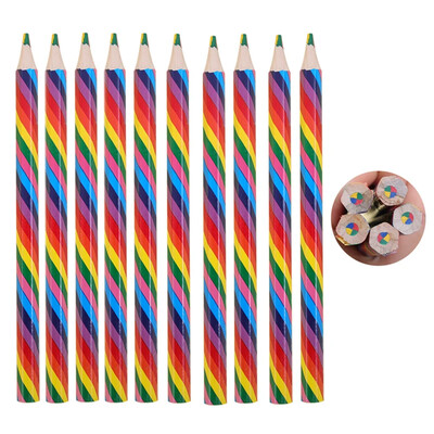 4-1 ks 4 farby gradientné dúhové ceruzky pastelky perá pre študentov deti darček farebné ceruzky umenie maľba kreslenie papiernictvo