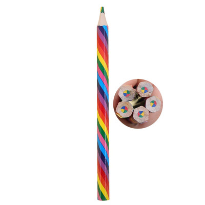 4-1 ks 4 farby gradientné dúhové ceruzky pastelky perá pre študentov deti darček farebné ceruzky umenie maľba kreslenie papiernictvo