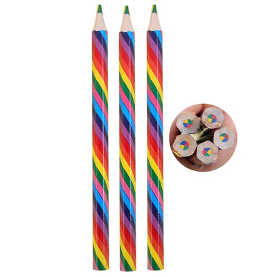 4-1 ks 4 farby gradientné dúhové ceruzky pastelky perá pre študentov deti darček farebné ceruzky umenie maľba kreslenie papiernictvo