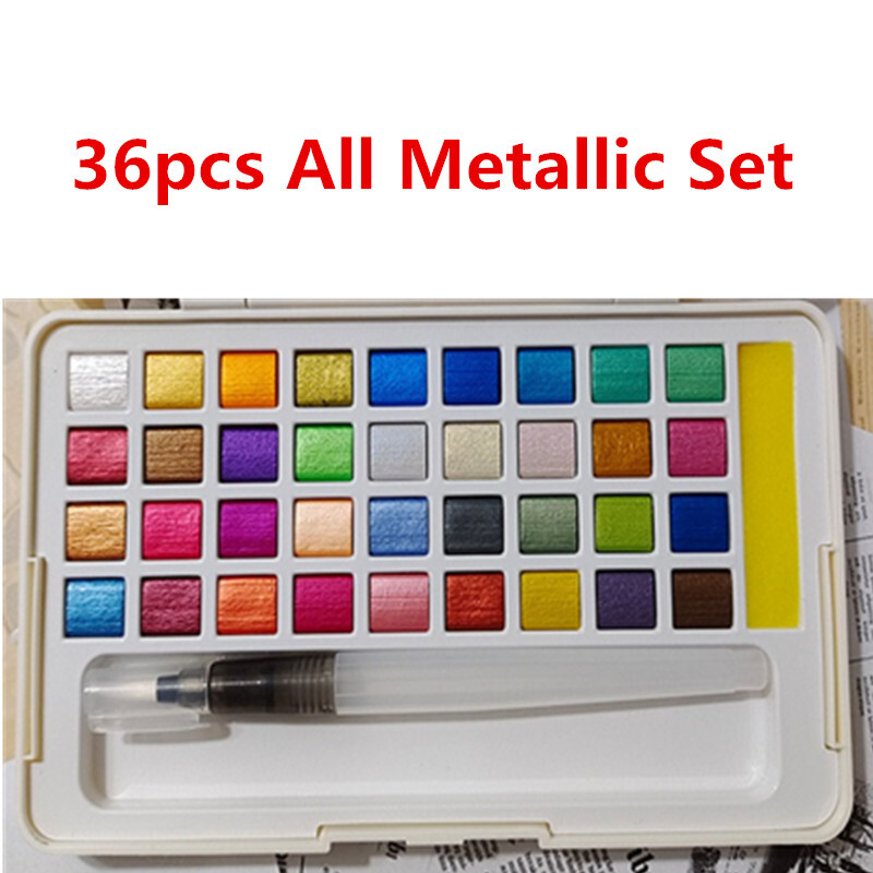 Nail Solid Pigment Akvarell Sinine Metallik Värv Joonis Kroomi Sära pulber Lilled Dekoratsioon Küünepigment