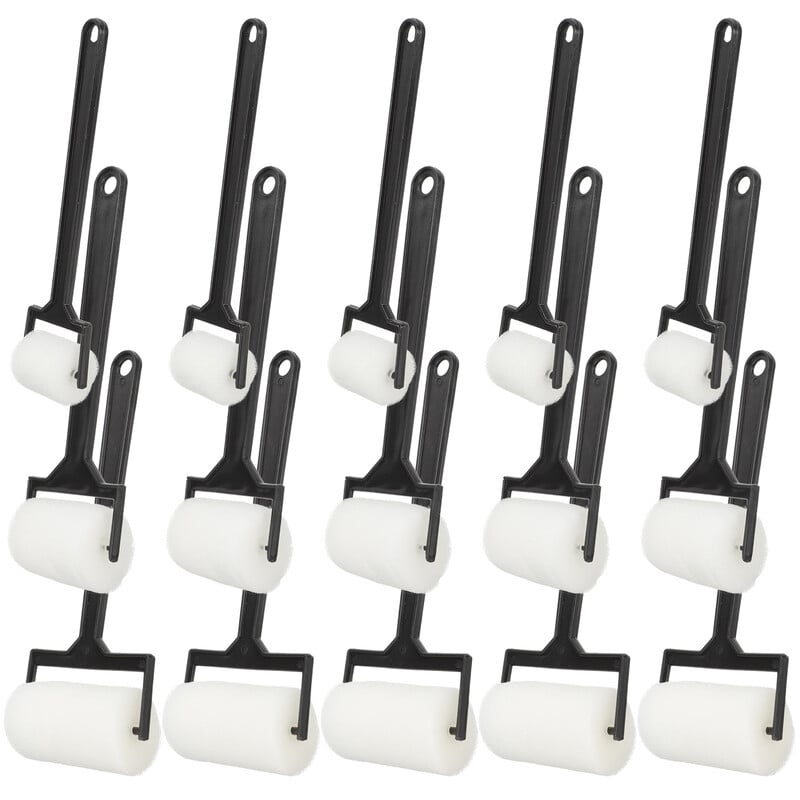 15 buc Perie pentru vopsea Burete Role pentru copii Perii pentru vopsea Spumă, plastic Eva, Artizanat pentru pictură pentru copii