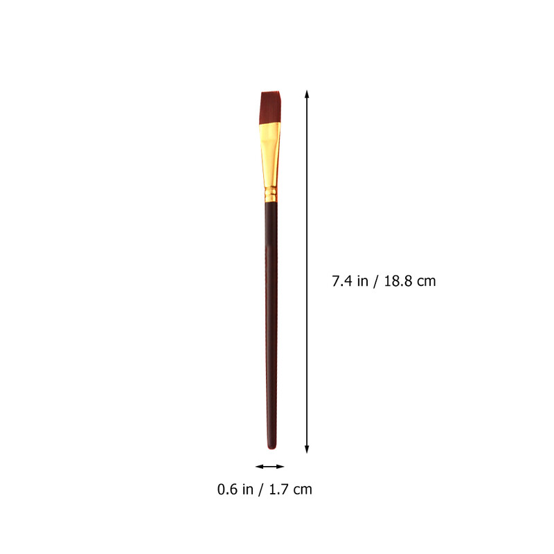 10 vnt. teptuku tapybos rašiklis nailoniniai plaukams studentams skirtų teptukų vaikams smulkios detalės, praktiški