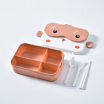 Cute School Kids Bento Lunch Box Ορθογώνιο στεγανό πλαστικό Anime Φορητό δοχείο φαγητού μικροκυμάτων Σχολικό κουτί μεσημεριανού γεύματος για παιδιά