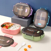 Кутия за обяд Bento от неръждаема стомана. Детска кутия за обяд.