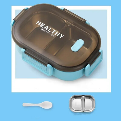 Кутия за обяд Bento от неръждаема стомана. Детска кутия за обяд.