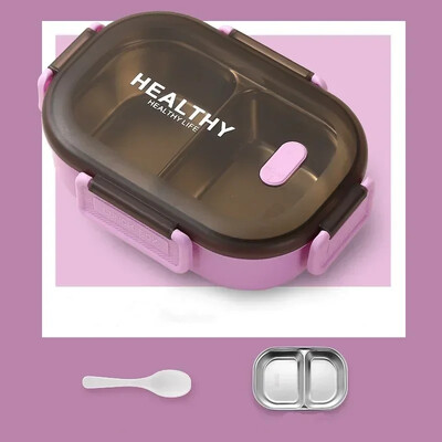 Кутия за обяд Bento от неръждаема стомана. Детска кутия за обяд.