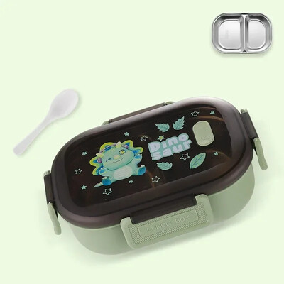 Кутия за обяд Bento от неръждаема стомана. Детска кутия за обяд.