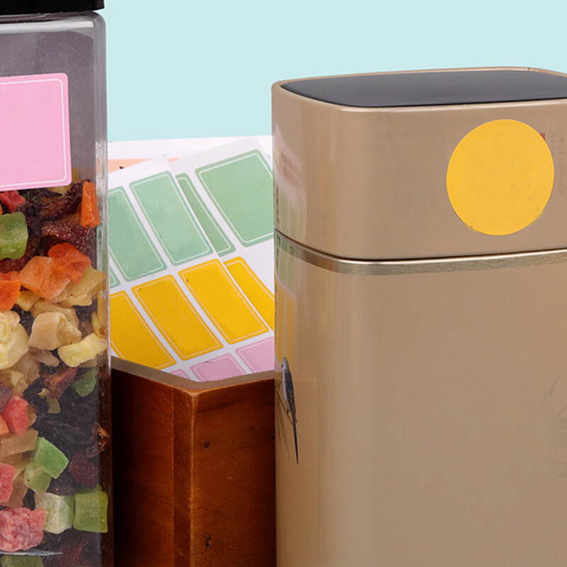 Autocolante asortate, impermeabile, autoadezive, etichete colorate detașabile, etichete cu nume, sticle, fișier, document, rechizite școlare pentru acasă