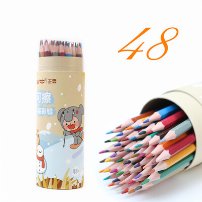 Creioane colorate ștergebile Pix cu gumă de șters Vopsea pentru copii Artă graffiti Suportul pentru stilou din lemn nu este ușor de spart