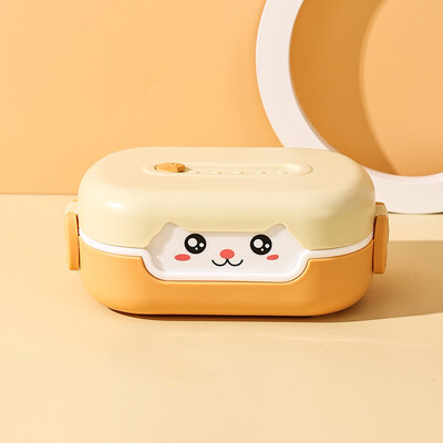 Cutie de prânz Bento, drăguță, Kawaii, pentru copii, școlari, copii, în stil japonez, grădiniță, pentru copii, pâine, sandviș, cutie portabilă pentru mâncare