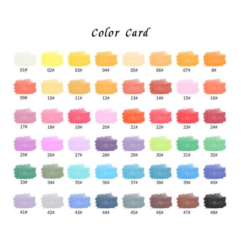 48 spalvų akvarelinių guašinių dažų rinkinys, netoksiški ryškūs pigmentai, skirti vaikų tapybai