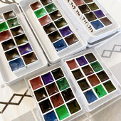 MAIRTINI slojevita precipitacijska boja akvarel boja Artist Acuarela Nail Art Painted Aquarelle 12 boja 1ML/2ML Likovni pribor