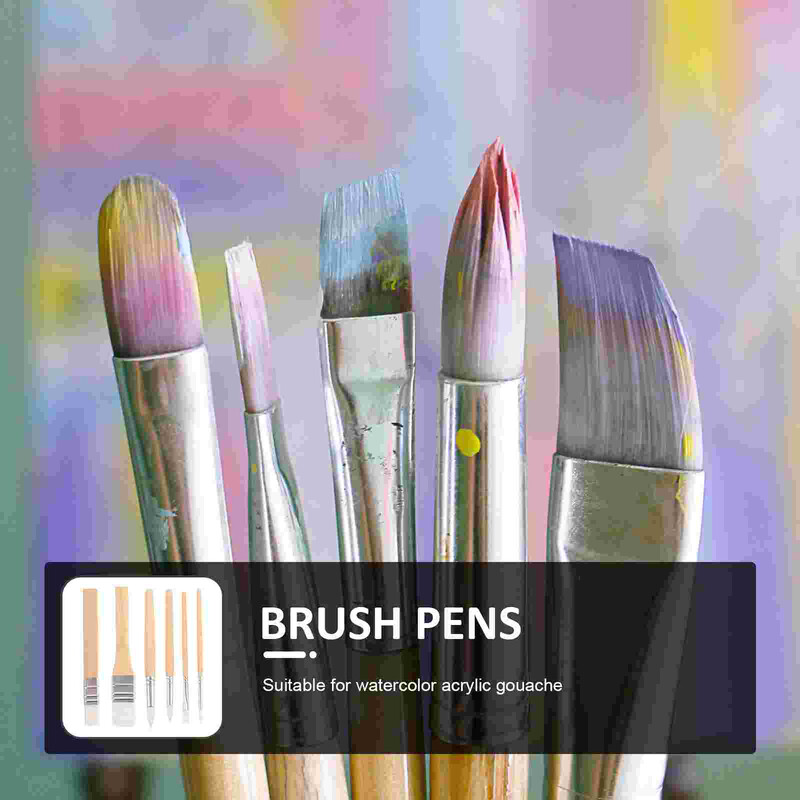 Akvarellide pintslite pliiatsid, laste värvikomplekt, pintslid, maalimisvahendid õppimiseks