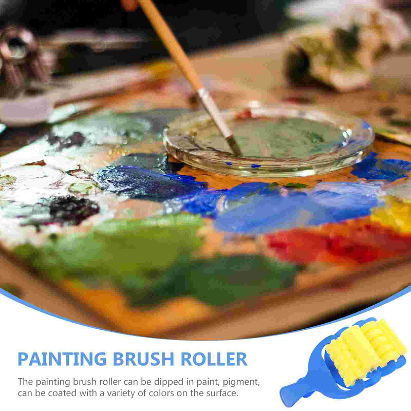 12 τεμ. Roller Sponge Brush Paint Σφουγγάρια για Παιδιά Βούρτσες Graffiti Παιδιά Σχέδιο Ζωγραφική