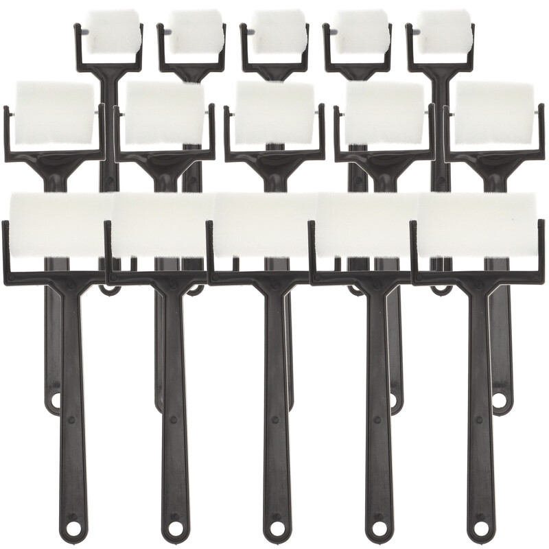 15 tk. Värvi ümmargune käsnpintsel, lapsepintslid, šabloonialus, plastik Eva jaama värvimine