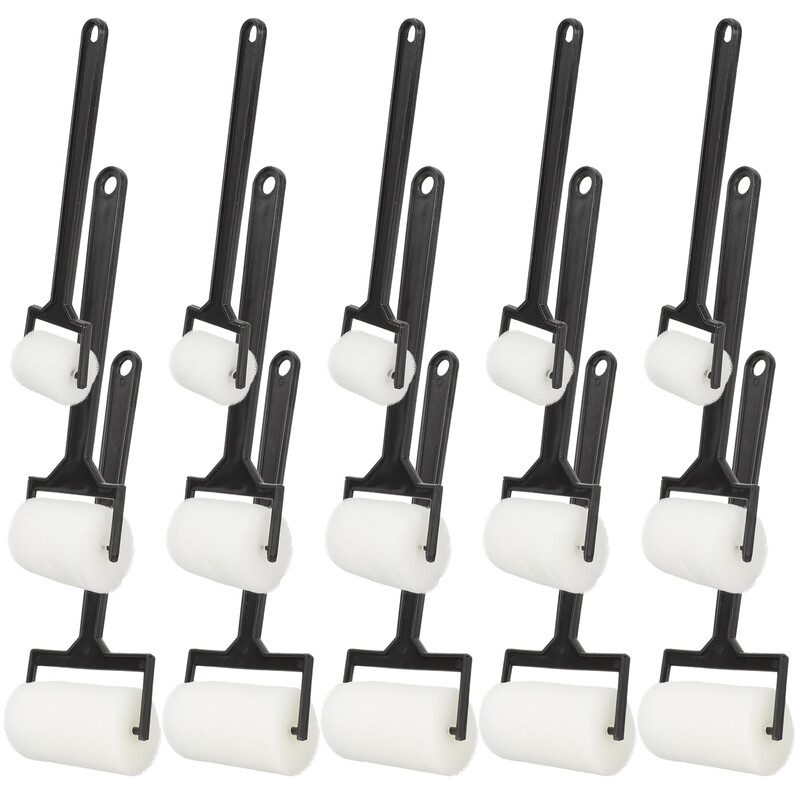 15 tk. Värvi ümmargune käsnpintsel, lapsepintslid, šabloonialus, plastik Eva jaama värvimine