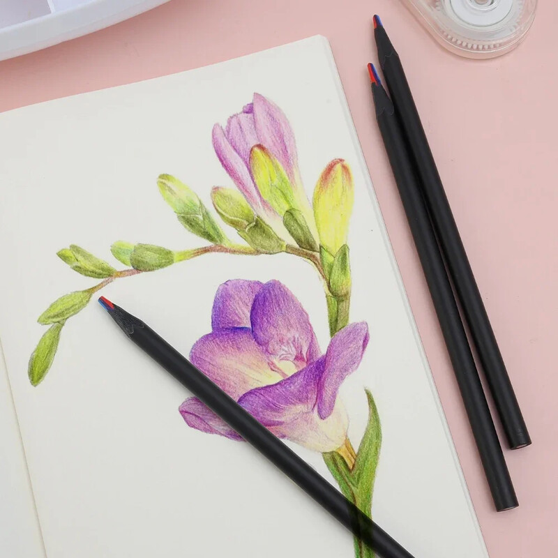 20/1 tk vikerkaar värvilised pliiatsid kontsentriline gradient 7 värvi värvipliiatsid Kunst joonistus kirjatarbed värvimine kirjutamistarbed lastele