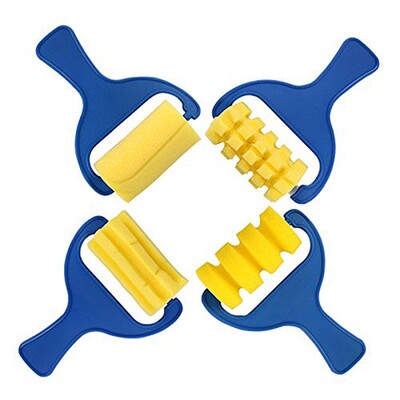 8 tk käsnvärvi rullpintslite komplekt. DIY laste maalipintslid Kid Art käsitöö maalimise tööriist