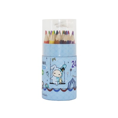 24 buc/set creion 24 culori diferite creion creion curcubeu culoare creion de înaltă calitate din lemn set de culori rechizite de artă școlară