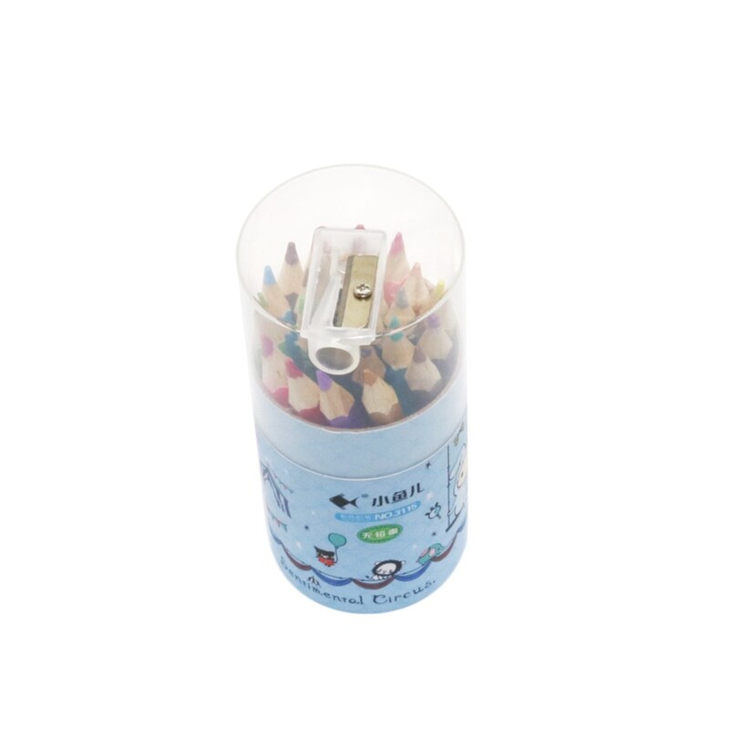 24 buc/set creion 24 culori diferite creion creion curcubeu culoare creion de înaltă calitate din lemn set de culori rechizite de artă școlară