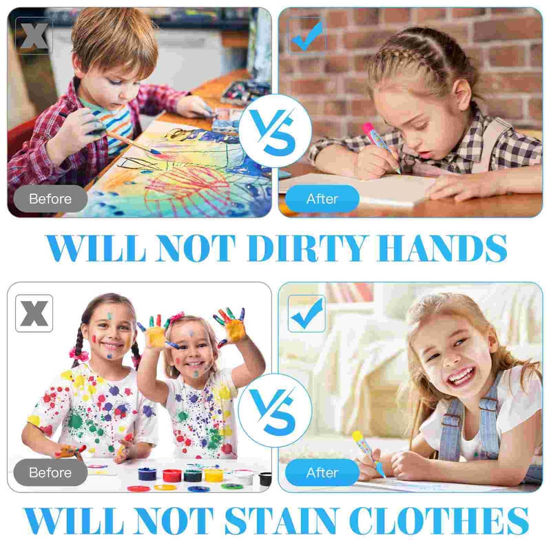 6 buc perie de apă perie perie pentru studenți pixuri suplimentare pictură graffiti pentru copii desen