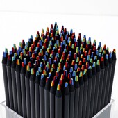 10 бр. Kawaii Rainbow Pencil 7 Colors Concentric Gradient Crayons Моливи за подаръци Моливи за оцветяване Художествена живопис Рисуване Ученически пособия
